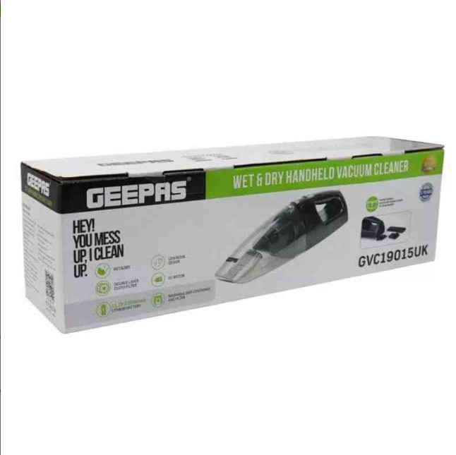 جارو شارژی جیپاس GEEPAS GVC19015UK ا Geepas Cordless Handheld Vacuum Cleaner