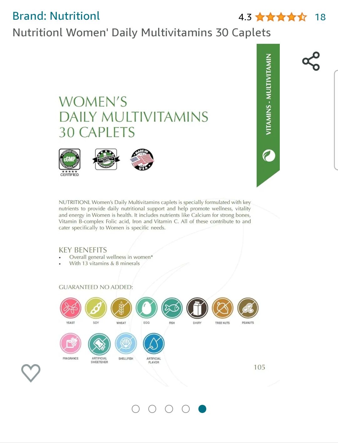 مولتی ویتامین و مکمل روزانه زنان