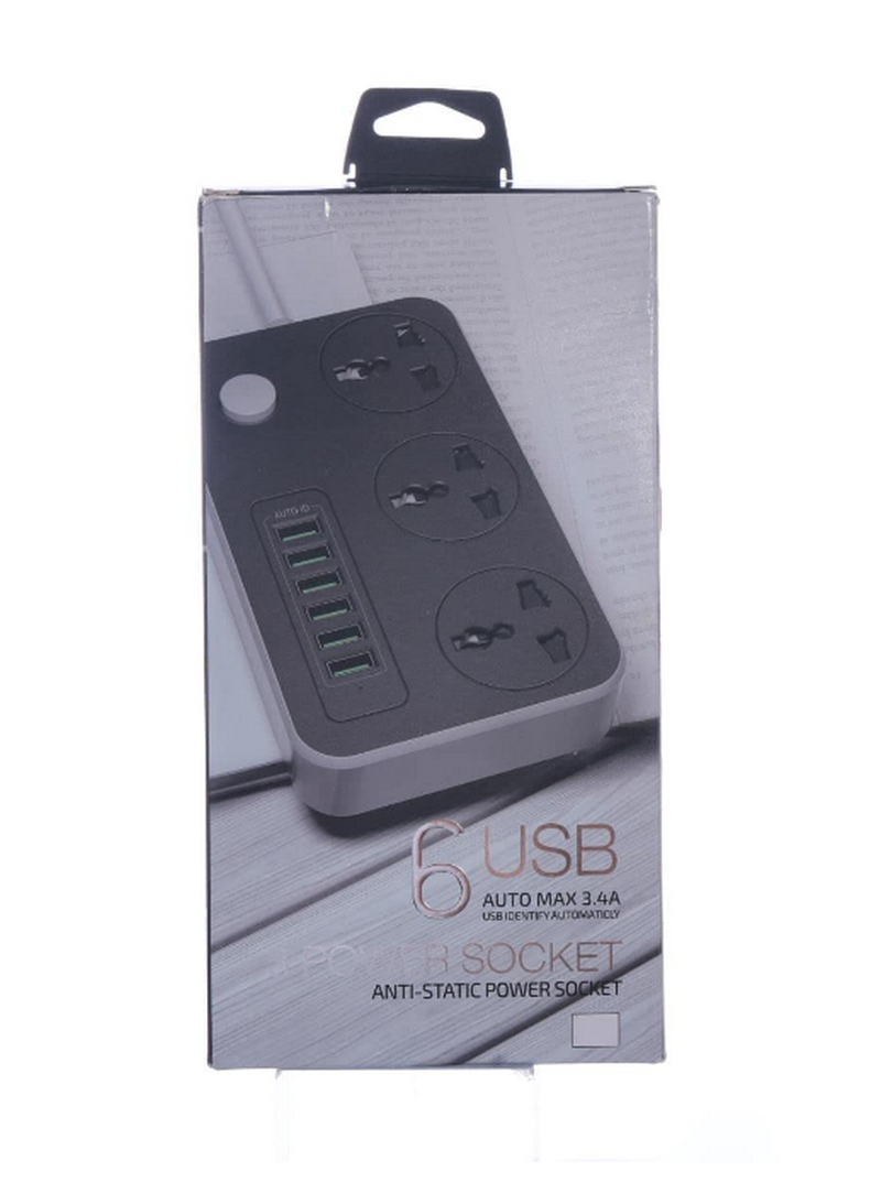 محفاظ و سه راهی برق همراه با پورت های USB کروپتیل