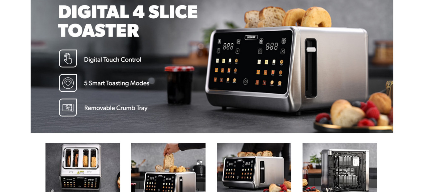 توستر 5 در 1 دیجیتال جیپاس مدل GBT36569UK