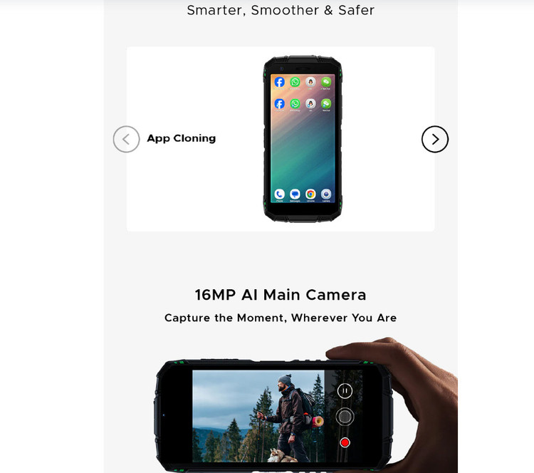 گوشی موبایل دوجی مدل Fire 3 Pro ظرفیت ۱۲۸ گیگابایت و رم 16 گیگابایت