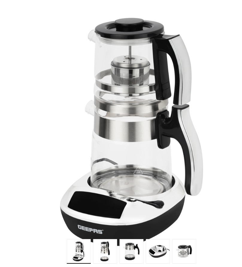 چای‌ساز دیجیتال با پنل کنترل لمسی هوشمند جیپاس مدل GTM38079 - شرکتی