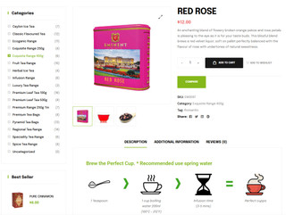 چای سیاه Eminent مدل Red Rose