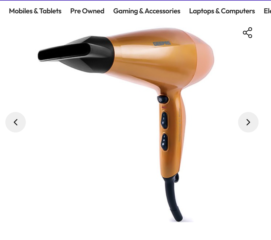 سشوار هوشمند جیپاس مدل GHD86008 - اصل شرکتی