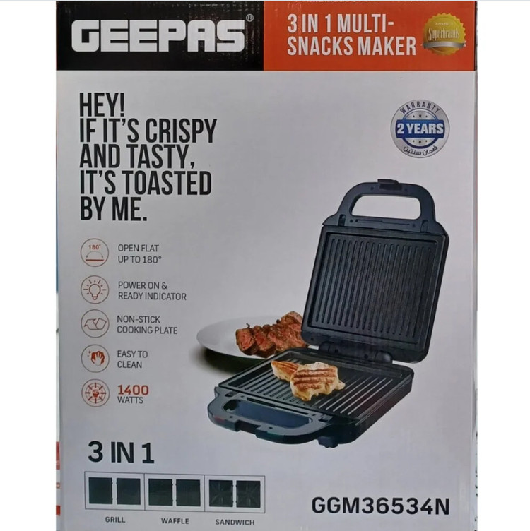 ساندویچ ساز جیپاس مدل GGM36534N