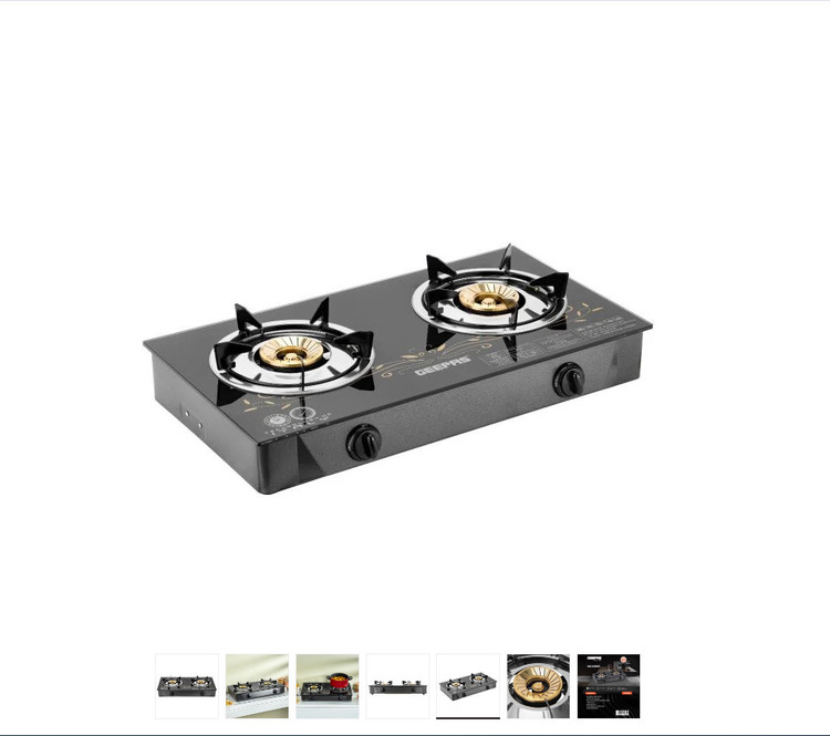 اجاقگاز دو شعله رومیزی جیپاس (Geepas) مدل GK4280