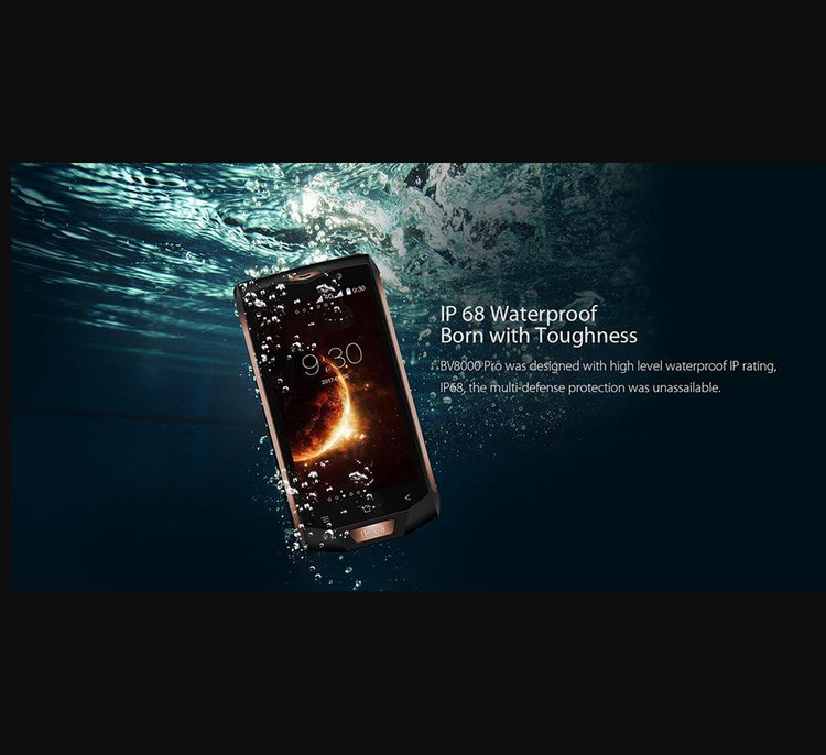 گوشی هوشمند جانسخت Blackview مدل BV8000 Pro دو سیم کارت ظرفیت 64 گیگابایت و رم 6 گیگ ( اپن باکس)