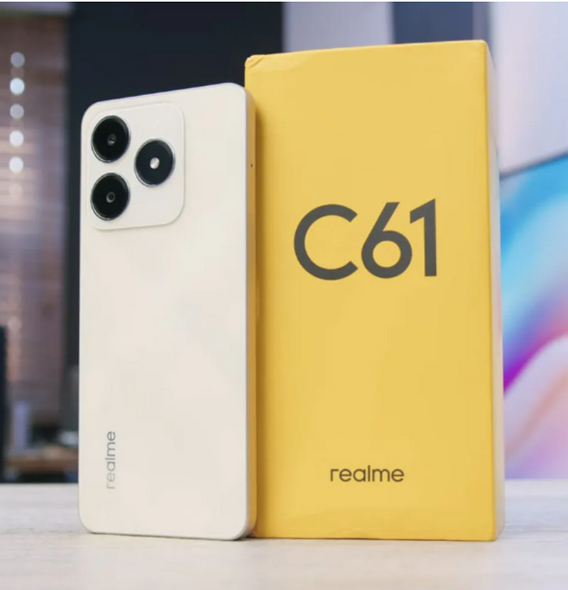 گوشی موبایل ریلمی Realme C61 4G ظرفیت 256 رم 8 گیگابایت - طلایی