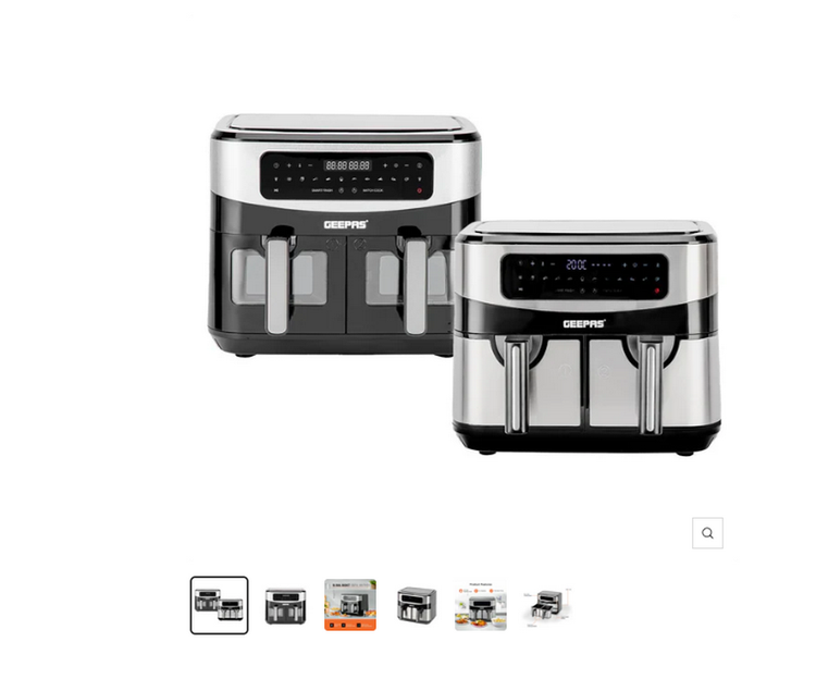 سرخ کن بدون روغن جیپاس مدل GAF-37525 ظرفیت 8 الی 9 لیتری